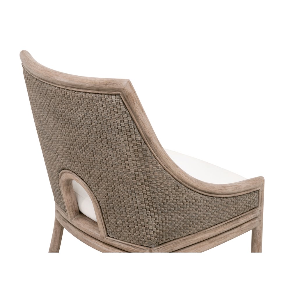 Woven Transitional Adamo Dining Chair, Set of 2. Picture 6
