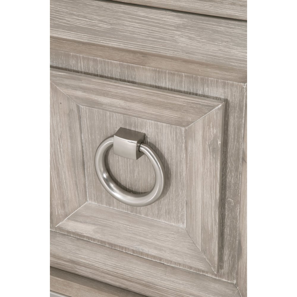 Traditions Transitional Azure Carrera Media Chest. Picture 6