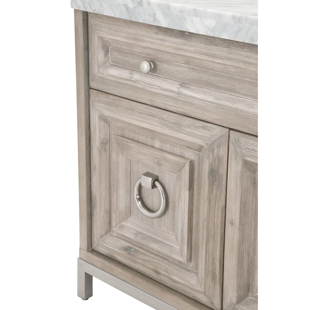 Traditions Transitional Azure Carrera Media Chest. Picture 7