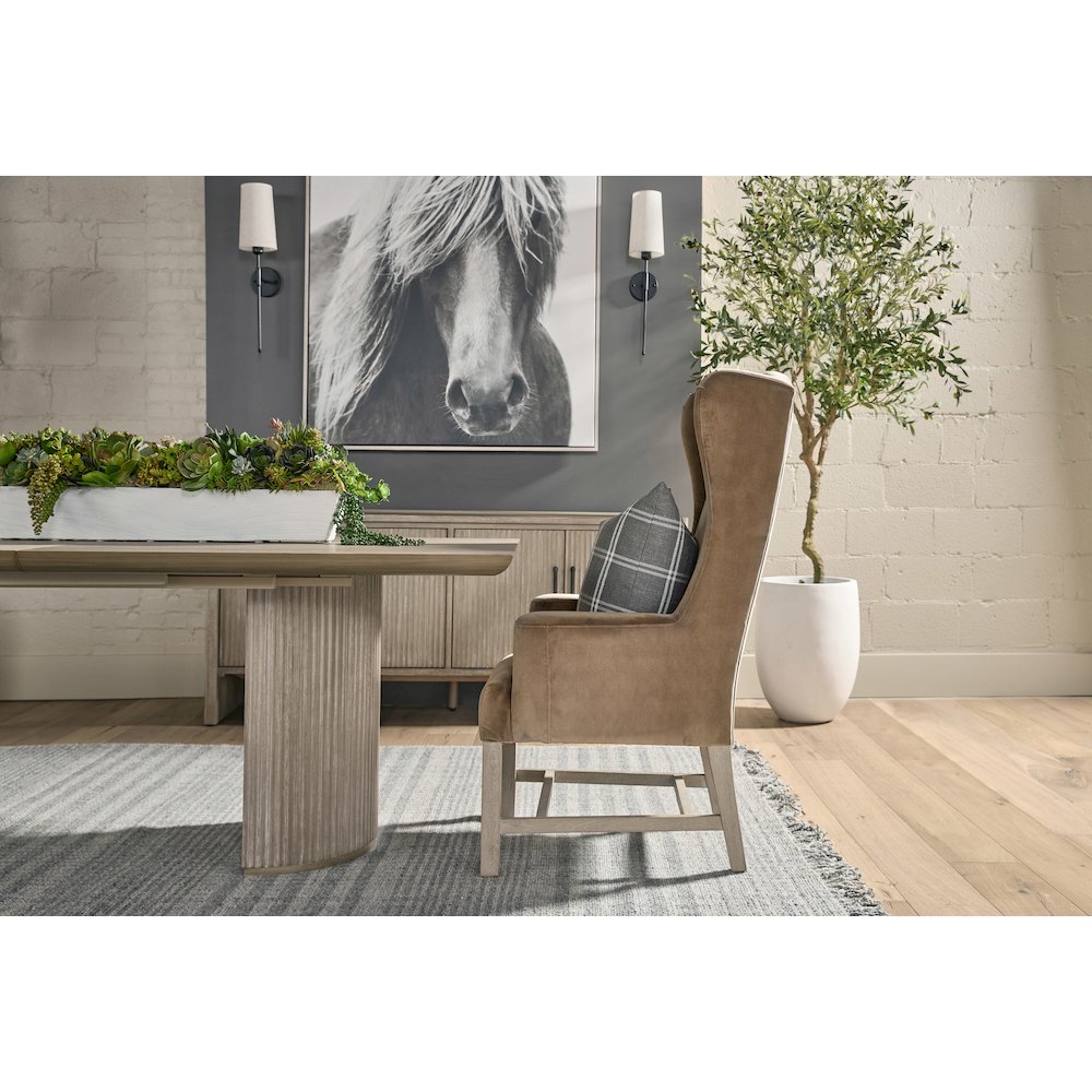 Stitch & Hand - Dining & Bedroom Transitional Bennett Arm Chair. Picture 12