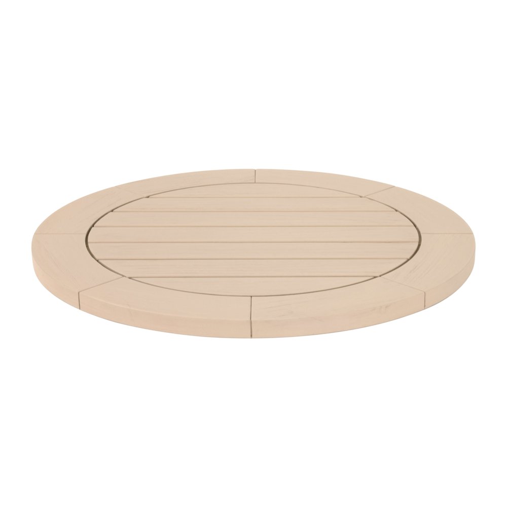 Woven - Outdoor  Transitional Boca Outdoor Lazy Susan. Picture 2