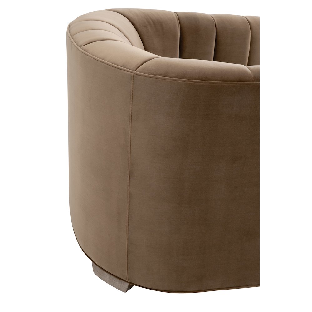 Stitch & Hand - Upholstery Transitional Bronx Channel Back Sofa Chair. Picture 7