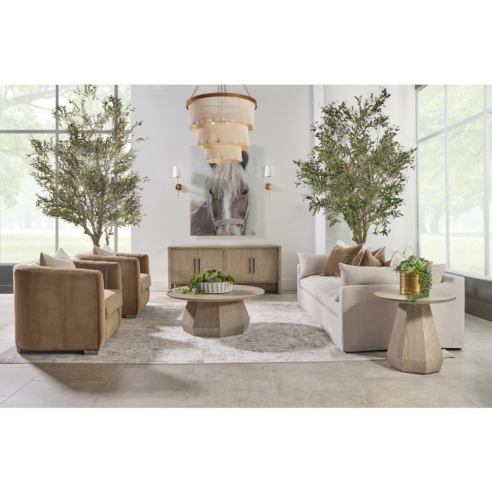 Stitch & Hand - Upholstery Transitional Bronx Channel Back Sofa Chair. Picture 9