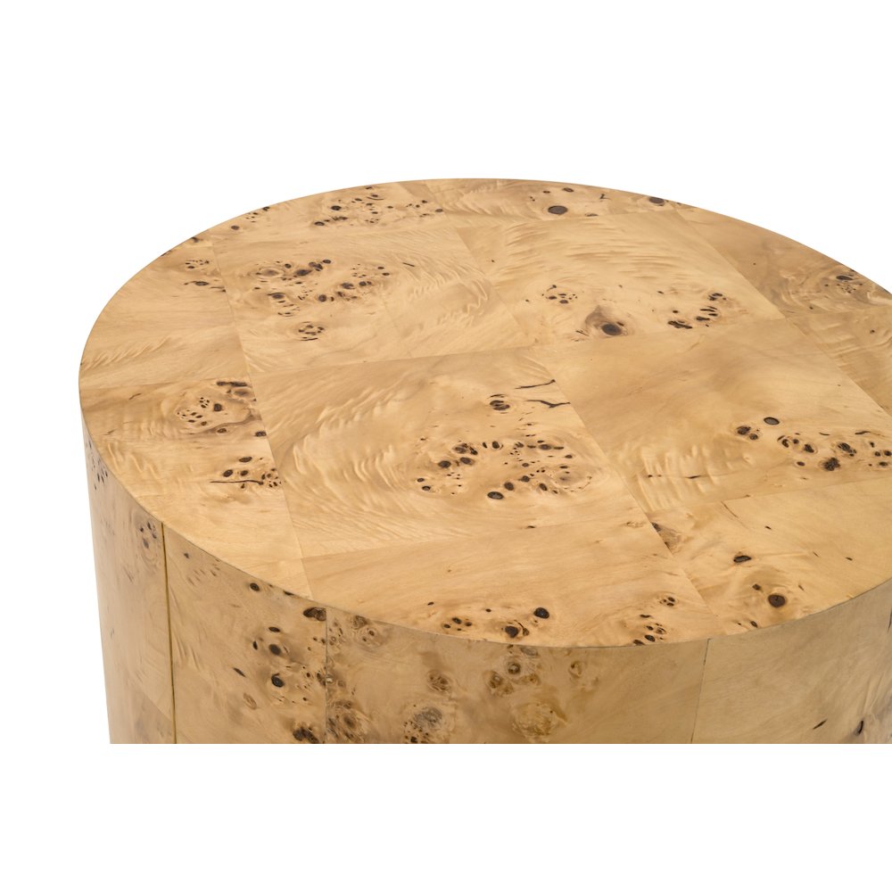 Bronze Bay Transitional Burl Accent Table. Picture 3