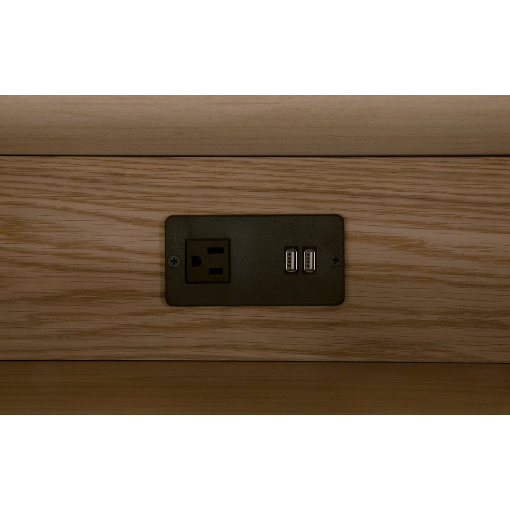Bronze Bay Transitional Cambria 2-Drawer Nightstand. Picture 8