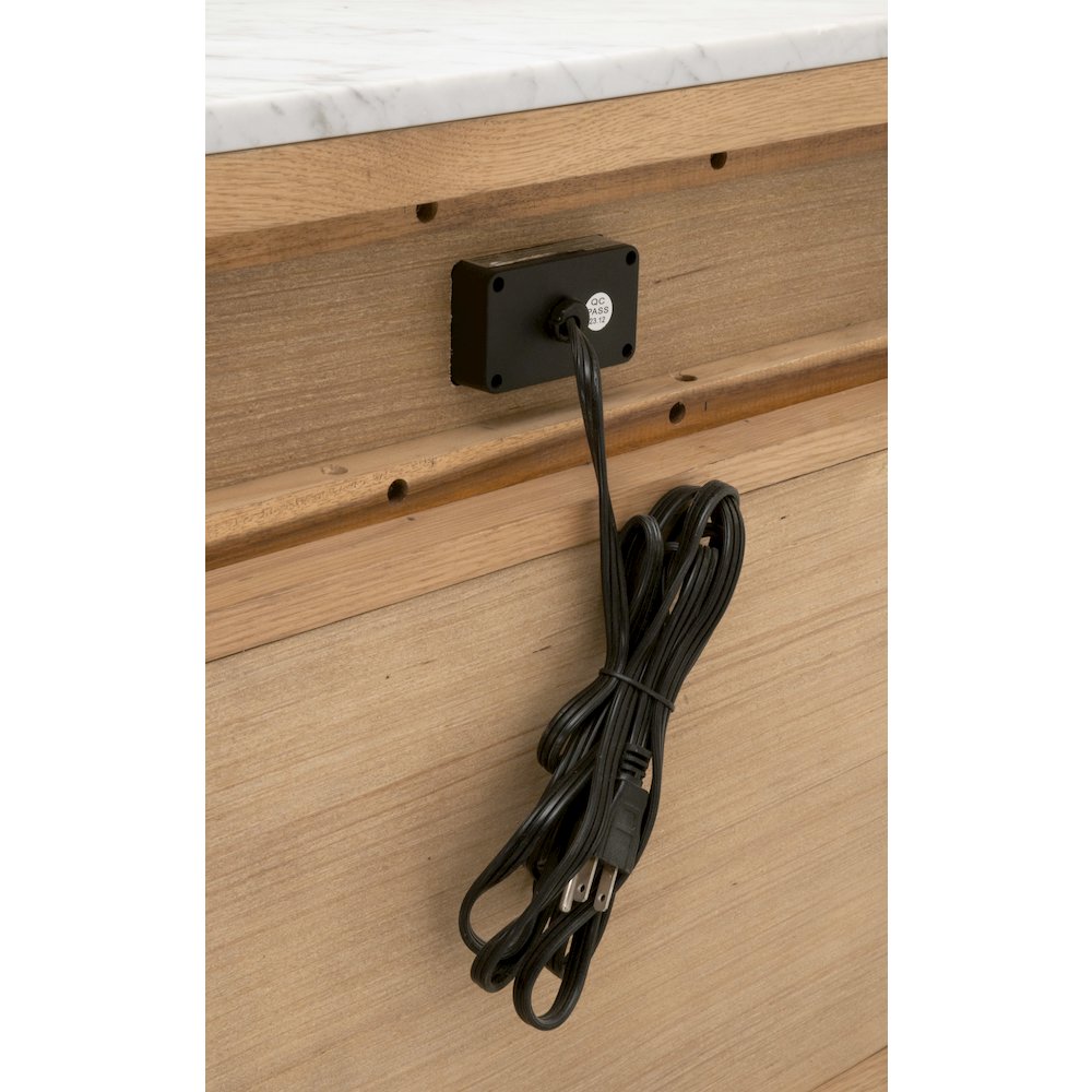 Bronze Bay Transitional Cambria 2-Drawer Nightstand. Picture 10