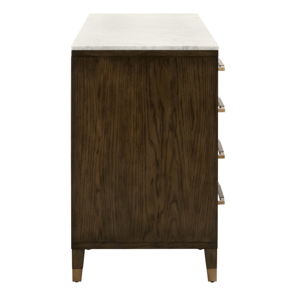 Bronze Bay Transitional Cambria 8-Drawer Double Dresser. Picture 5