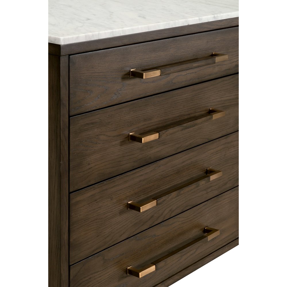 Bronze Bay Transitional Cambria 8-Drawer Double Dresser. Picture 6