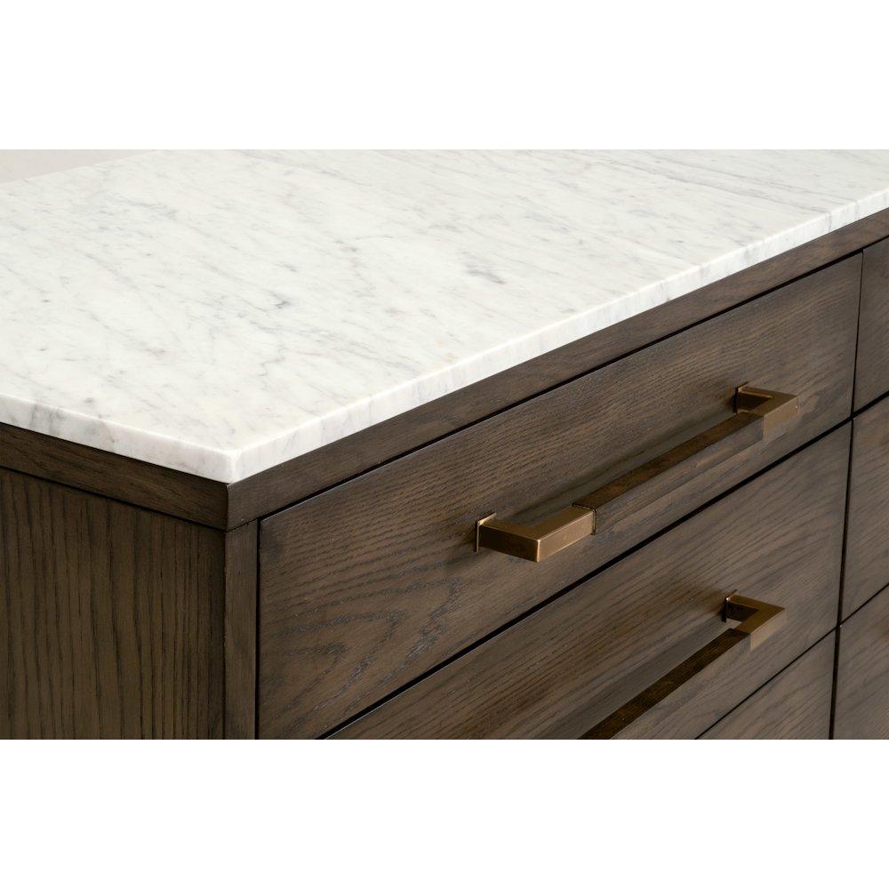 Bronze Bay Transitional Cambria 8-Drawer Double Dresser. Picture 8
