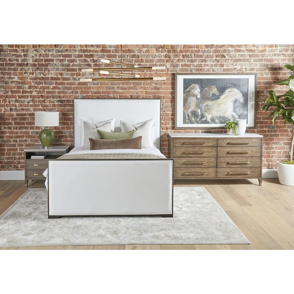 Bronze Bay Transitional Cambria 8-Drawer Double Dresser. Picture 20