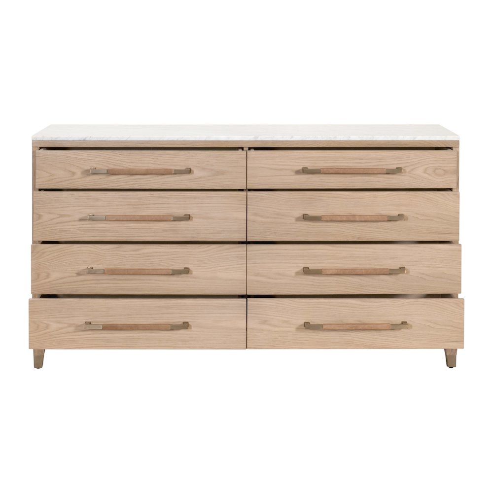 Bronze Bay Transitional Cambria 8-Drawer Double Dresser. Picture 2