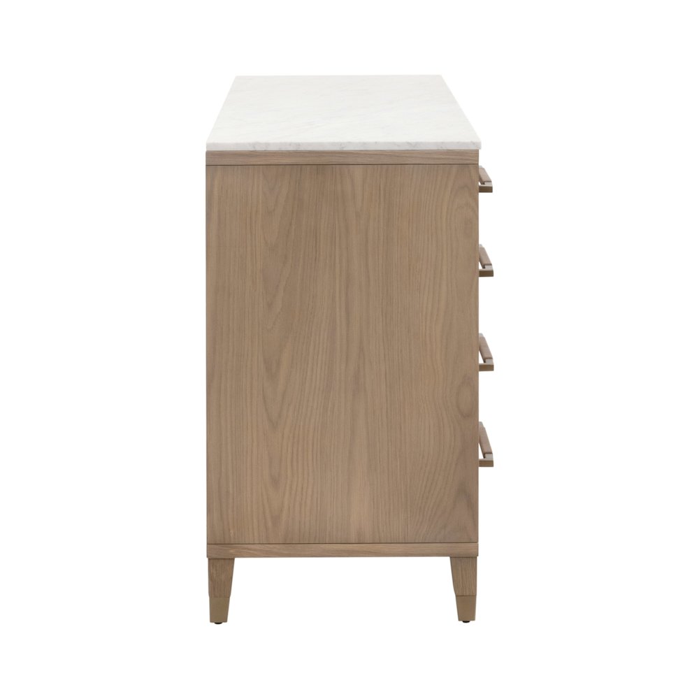 Bronze Bay Transitional Cambria 8-Drawer Double Dresser. Picture 5