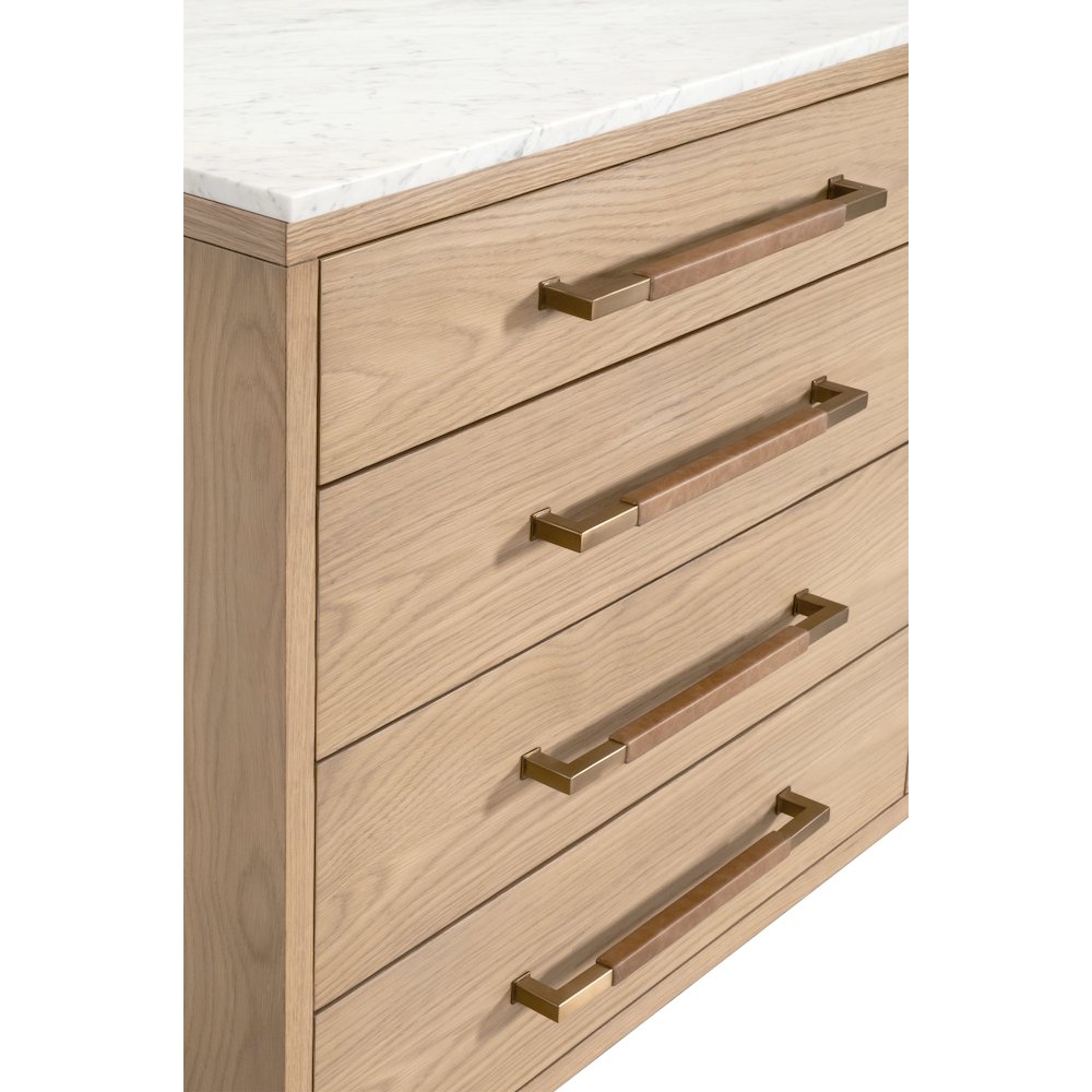 Bronze Bay Transitional Cambria 8-Drawer Double Dresser. Picture 9