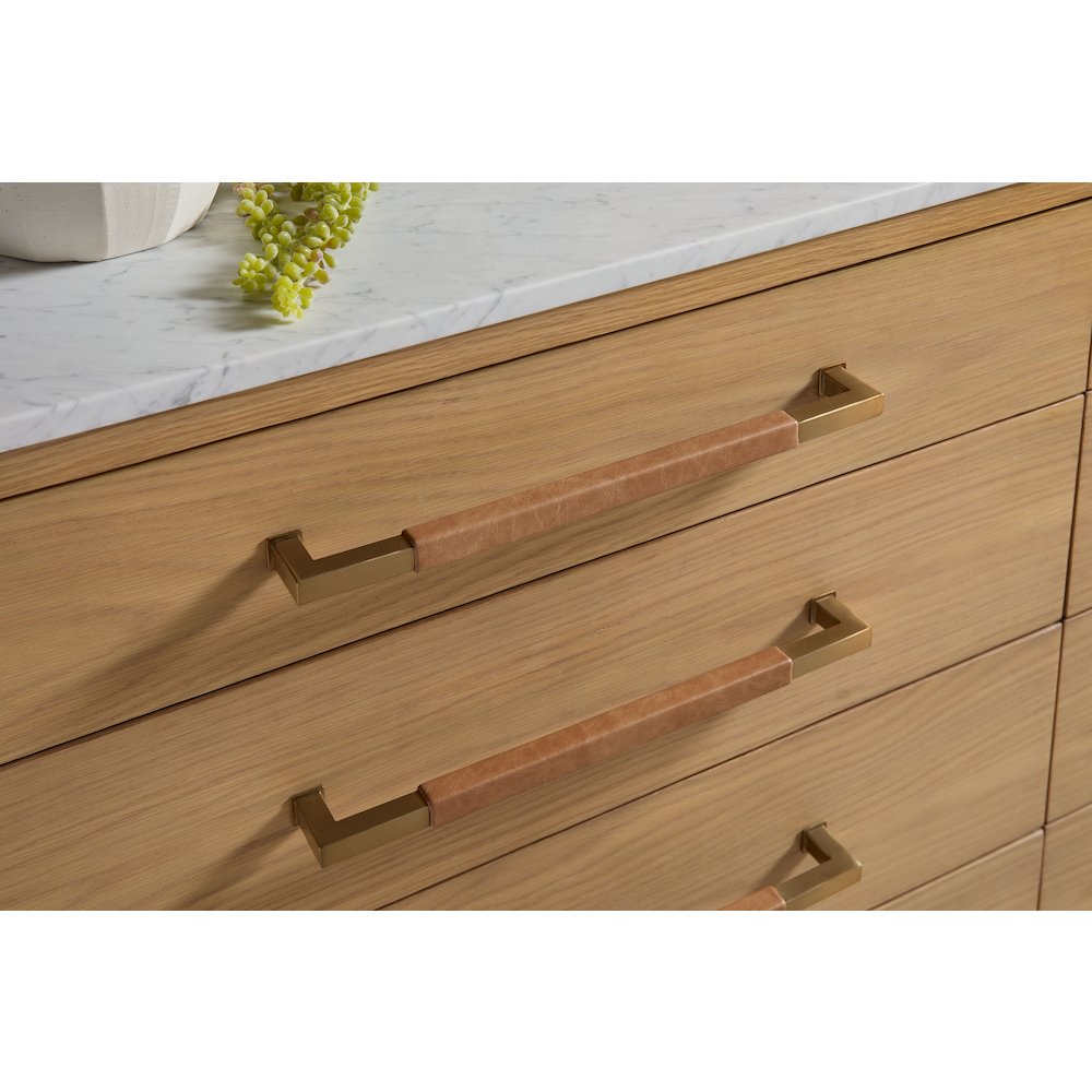 Bronze Bay Transitional Cambria 8-Drawer Double Dresser. Picture 12
