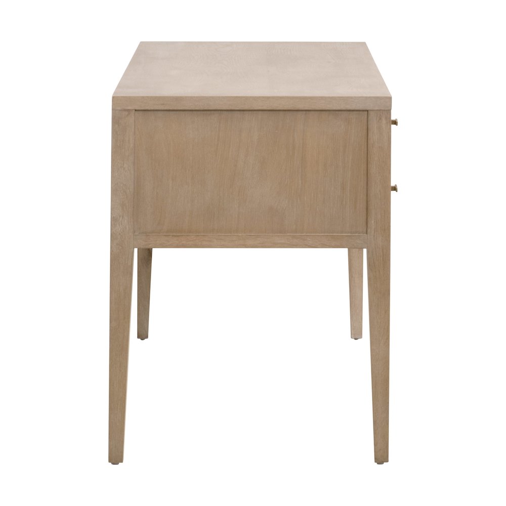 Bella Antique Transitional Cane Desk. Picture 5