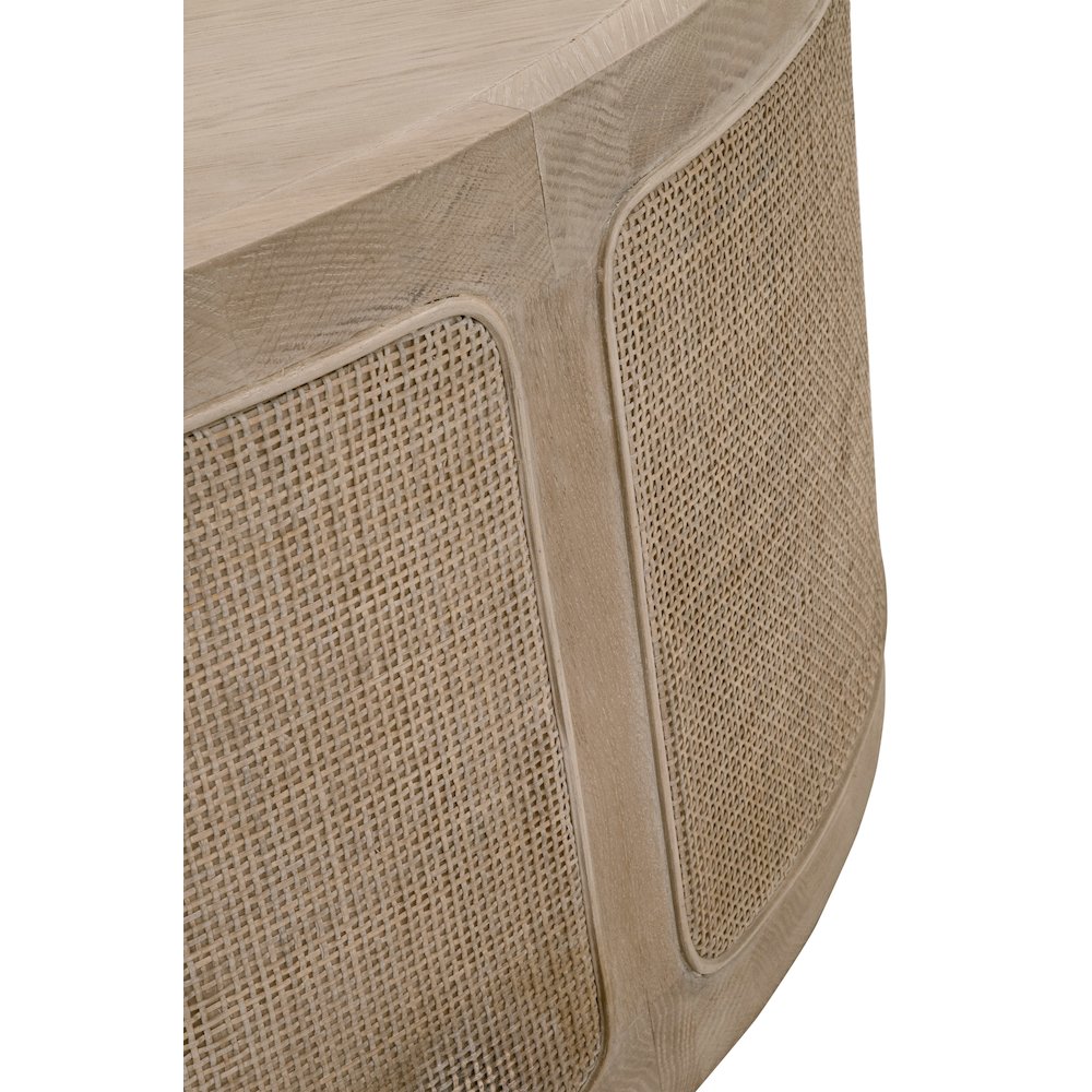 Bella Antique Transitional Cane Coffee Table. Picture 3