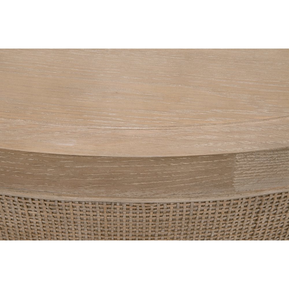 Bella Antique Transitional Cane Coffee Table. Picture 4