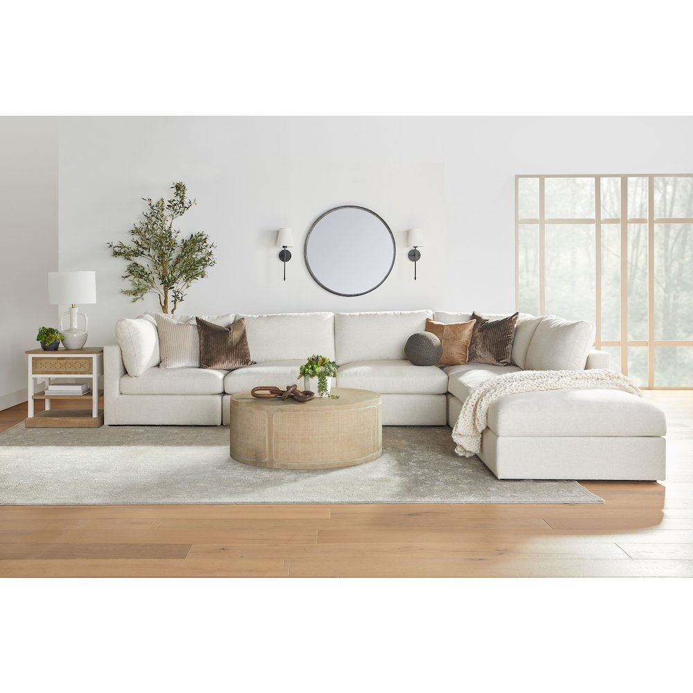 Bella Antique Transitional Cane Coffee Table. Picture 11