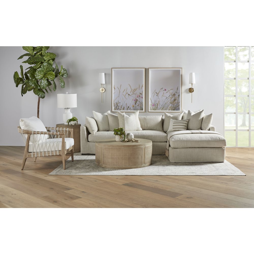 Bella Antique Transitional Cane Coffee Table. Picture 17