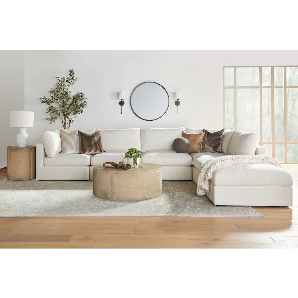Bella Antique Transitional Cane End Table. Picture 8