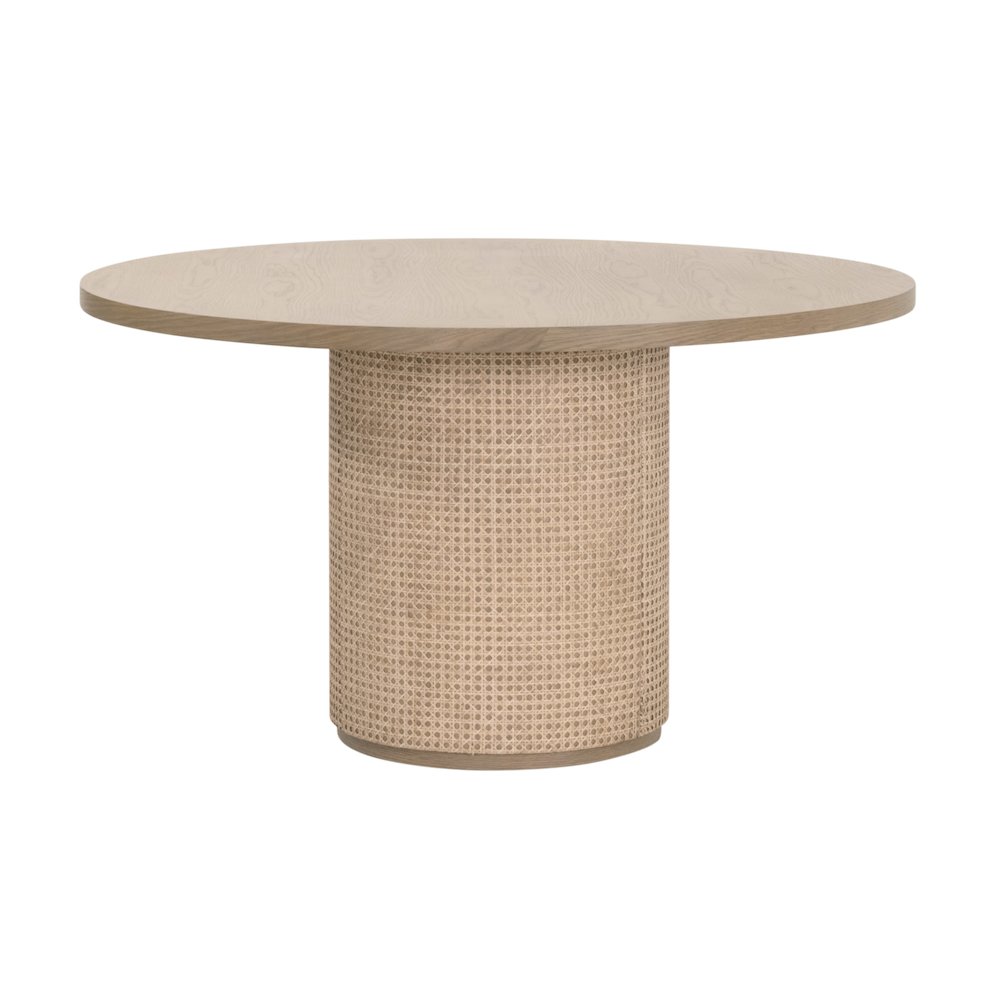Bronze Bay Transitional Cannes 54" Round Dining Table. Picture 1