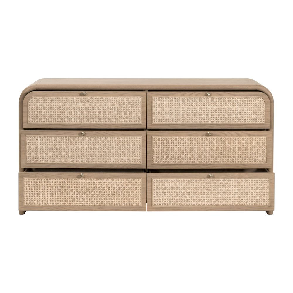 Bronze Bay Transitional Cannes 6-Drawer Double Dresser. Picture 2