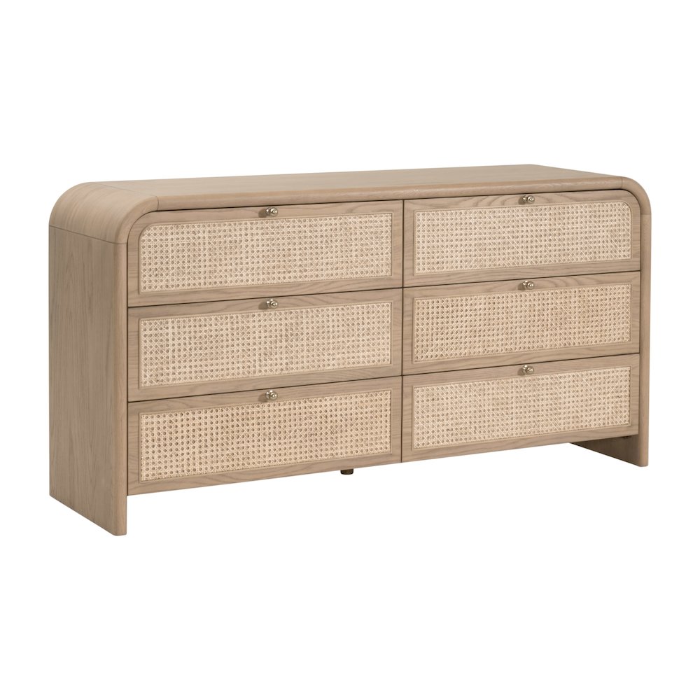 Bronze Bay Transitional Cannes 6-Drawer Double Dresser. Picture 3