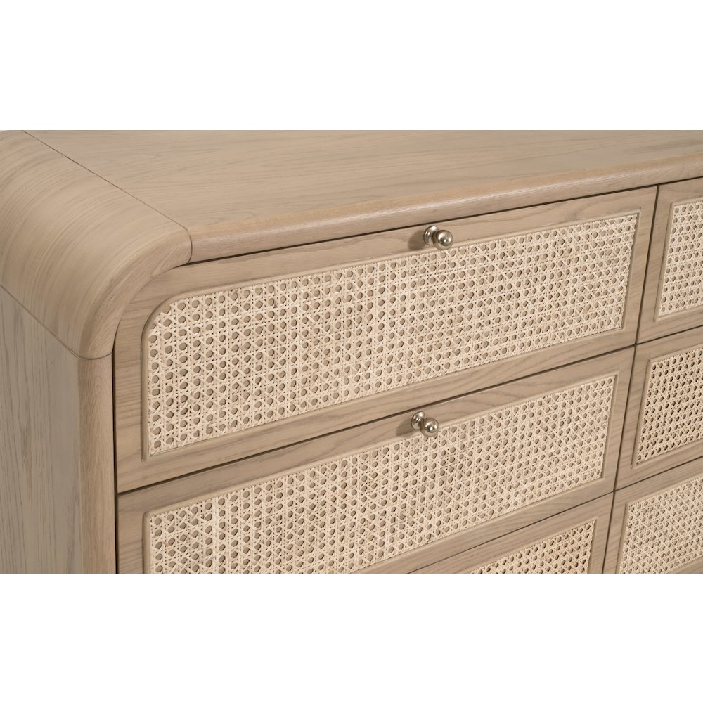 Bronze Bay Transitional Cannes 6-Drawer Double Dresser. Picture 6