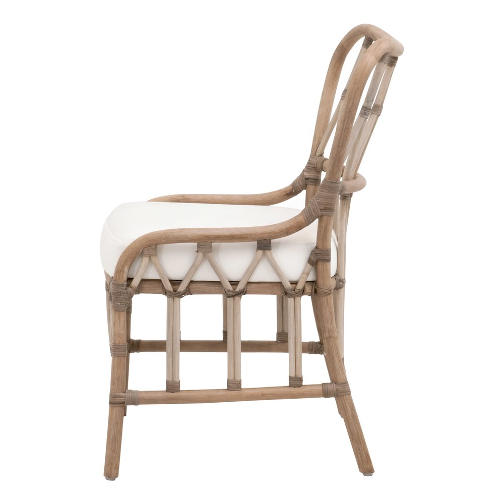 Sel De Mer Transitional Caprice Dining Chair, Set of 2. Picture 3
