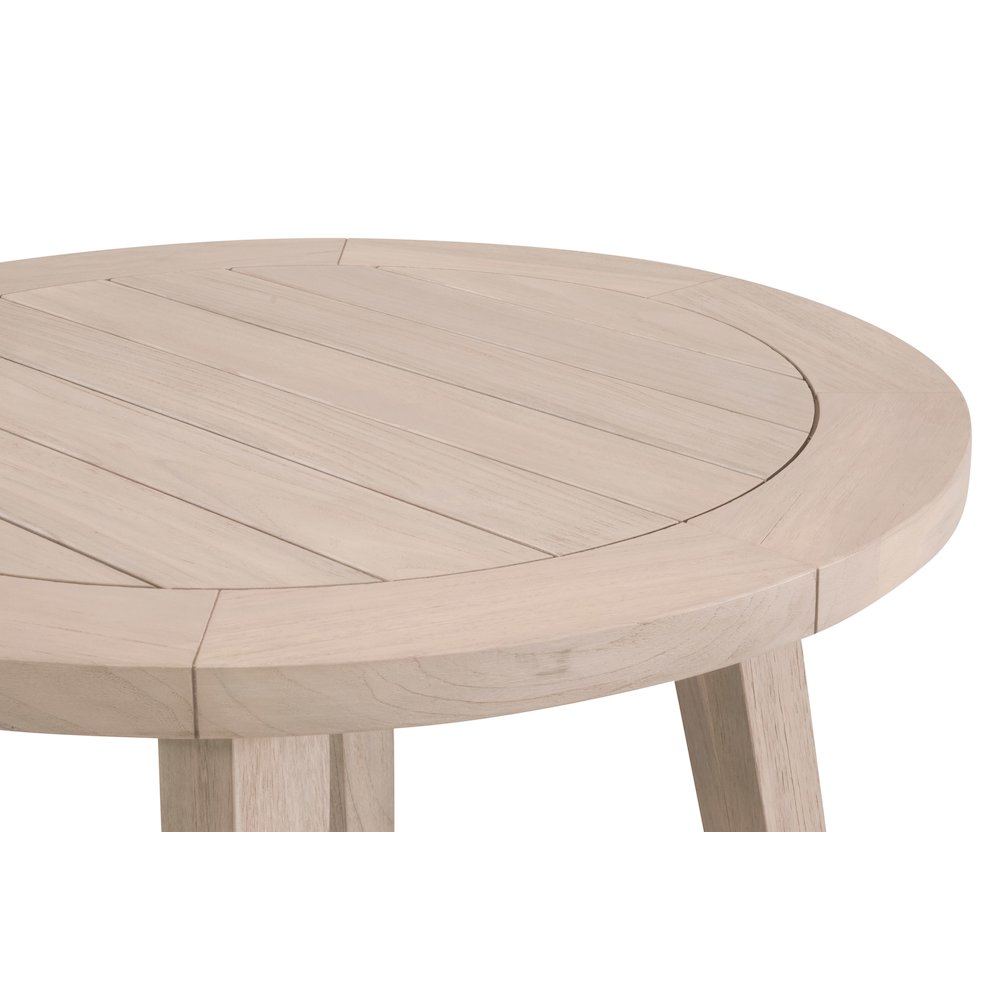 Woven - Outdoor  Transitional Carmel Outdoor 36" Round Counter Table. Picture 5
