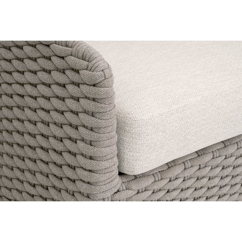 Woven - Outdoor  Transitional Caspian Outdoor 89" Sofa. Picture 3
