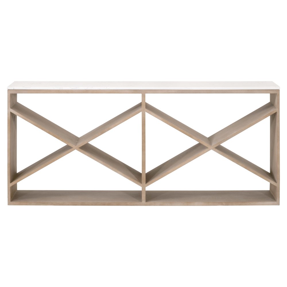Bella Antique Transitional Cellar Console Table. Picture 1