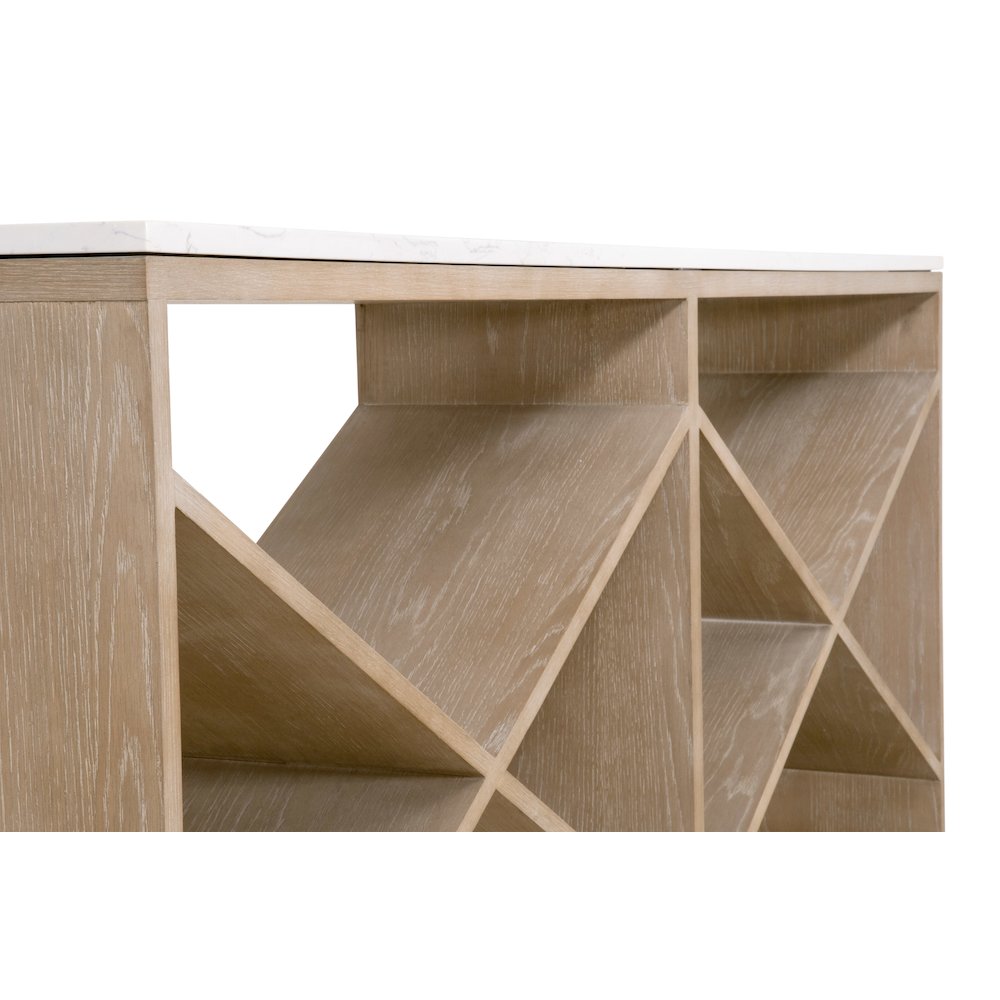Bella Antique Transitional Cellar Console Table. Picture 5