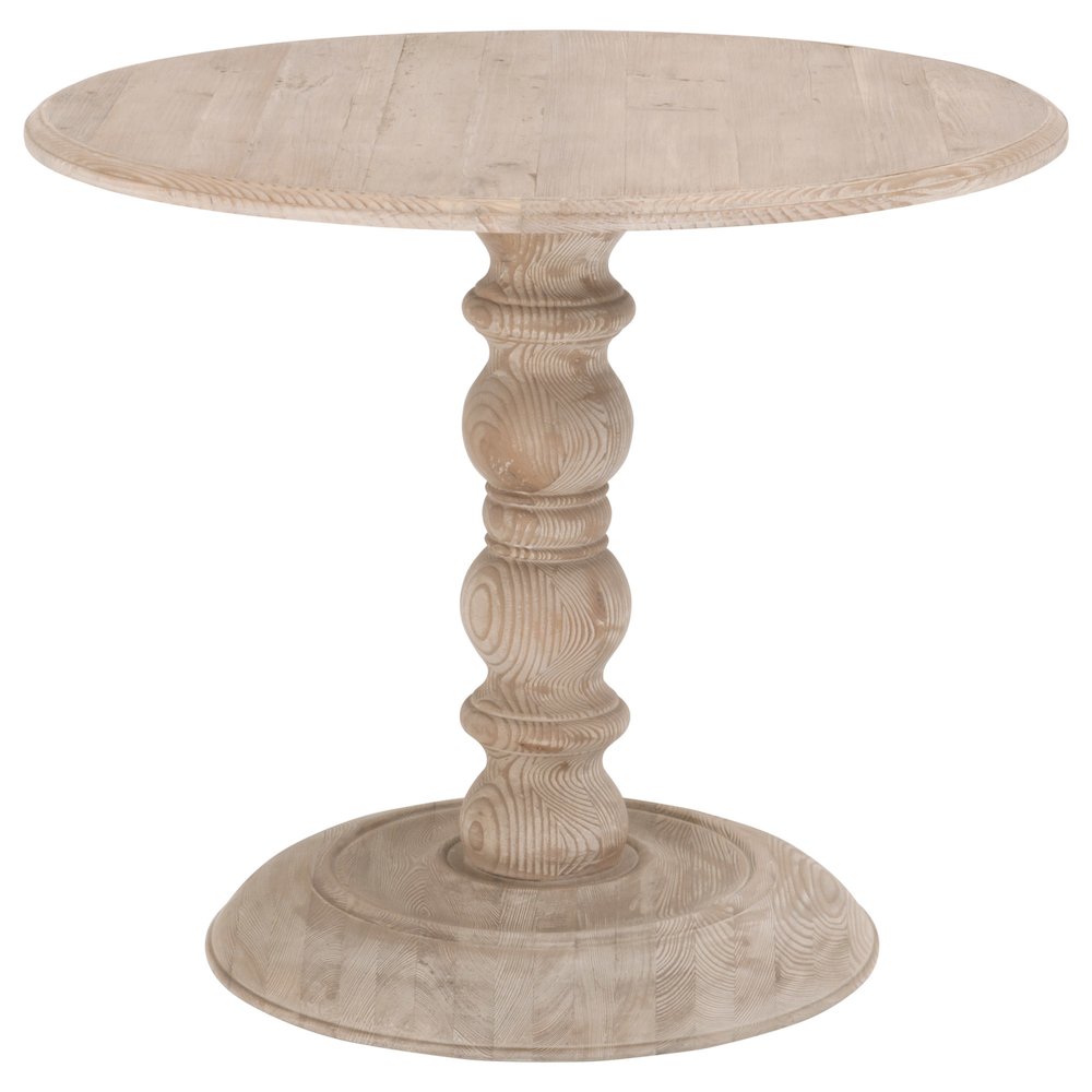 Bella Antique Transitional Chelsea 36" Round Dining Table. Picture 2