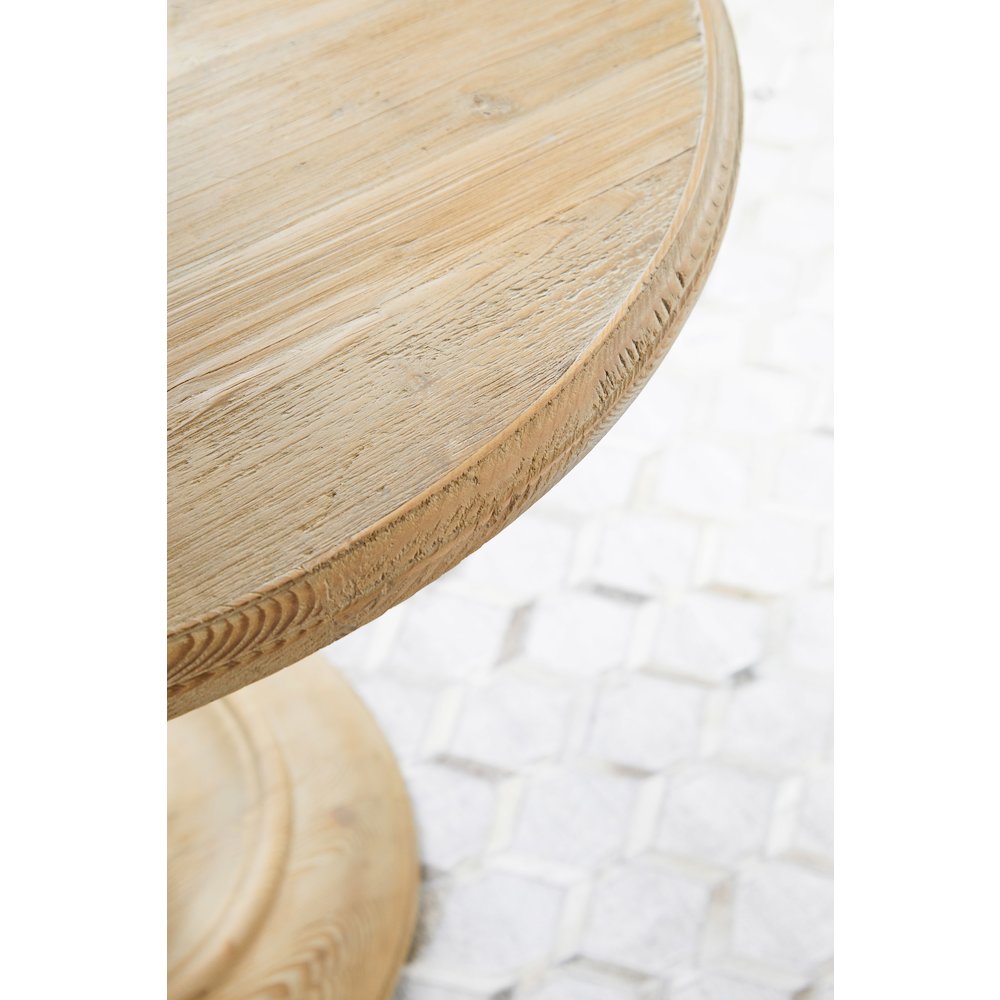 Bella Antique Transitional Chelsea 36" Round Dining Table. Picture 12