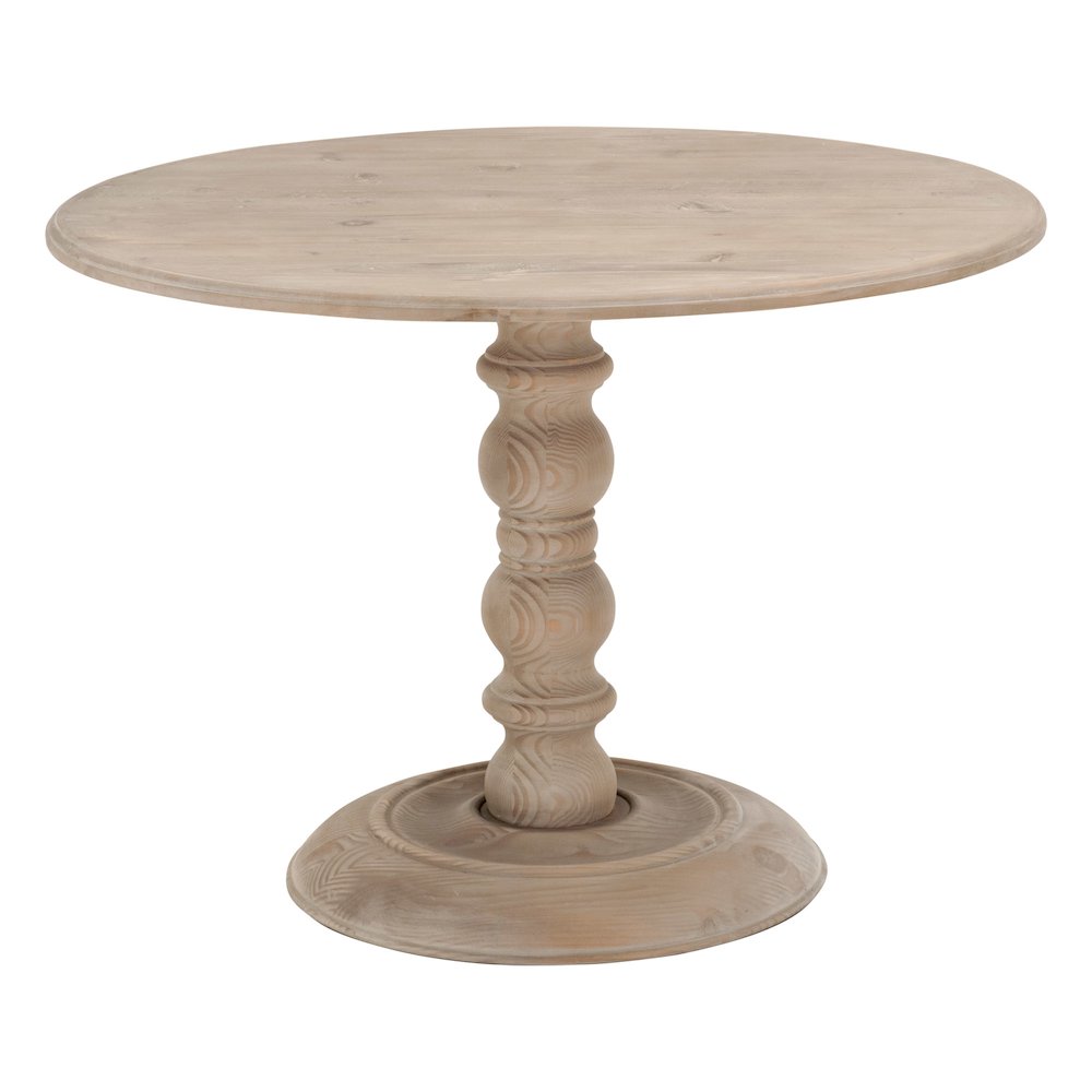 Bella Antique Transitional Chelsea 42" Round Dining Table. Picture 1