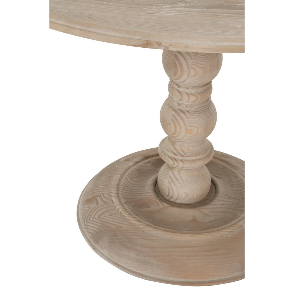 Bella Antique Transitional Chelsea 42" Round Dining Table. Picture 3