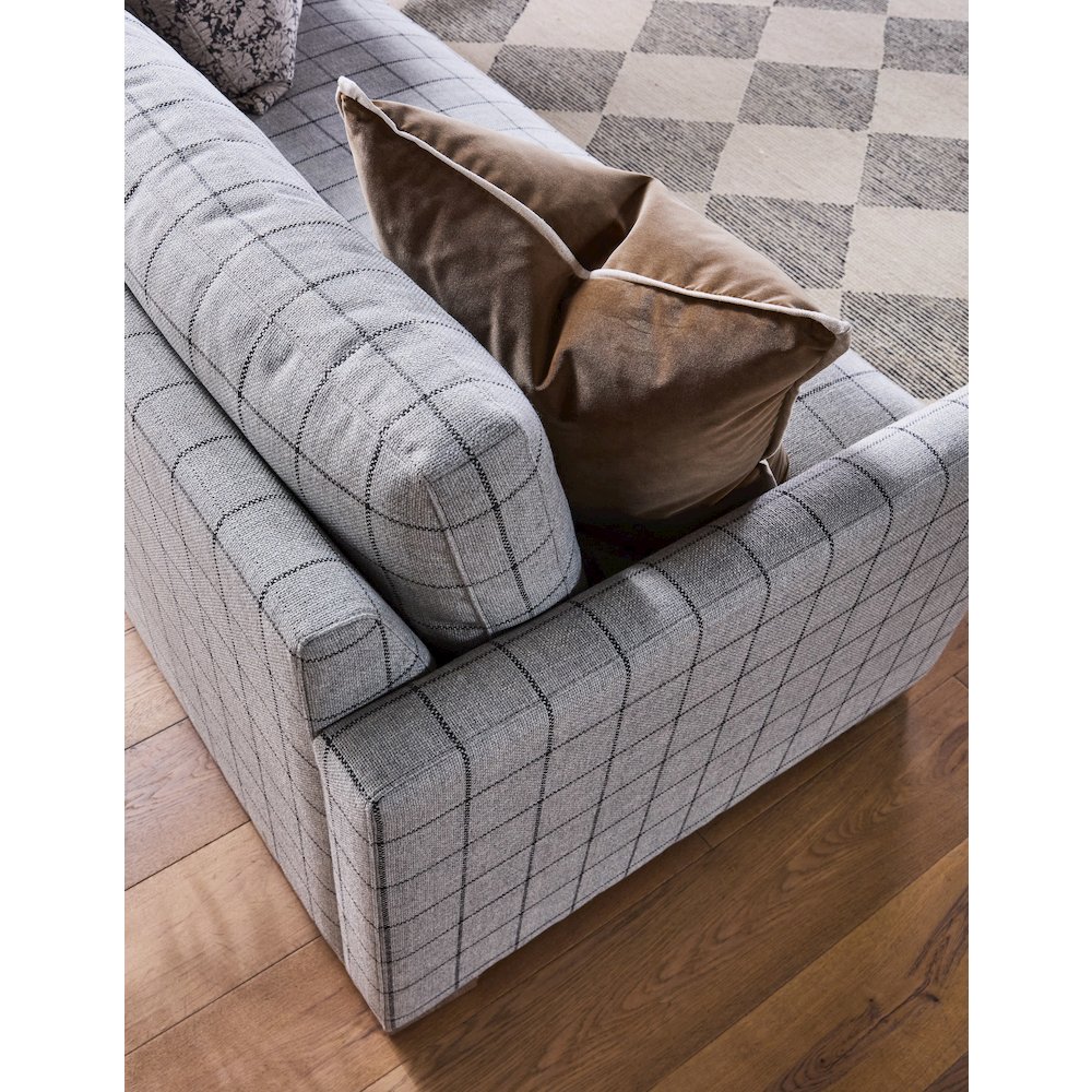 Stitch & Hand - Upholstery Transitional Clara 86" Slim Arm Sofa. Picture 6