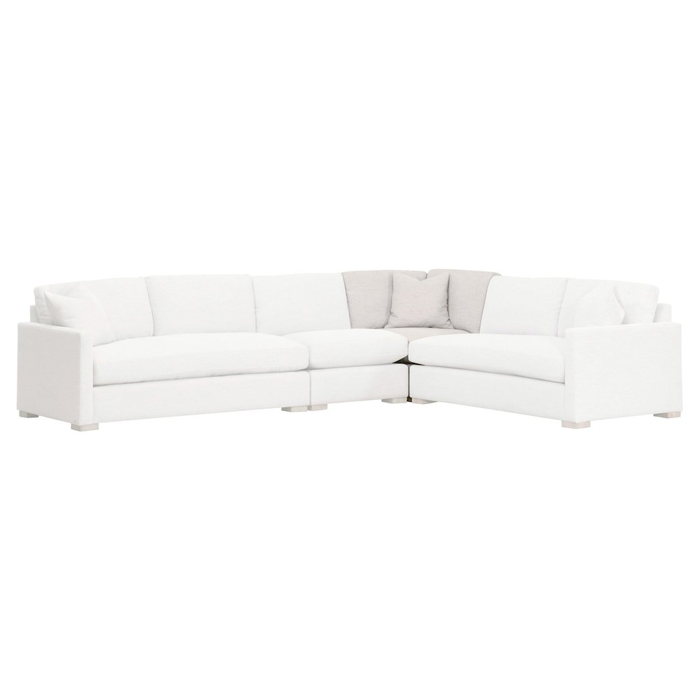 Stitch & Hand - Upholstery Transitional Clara Modular Corner Chair. Picture 4