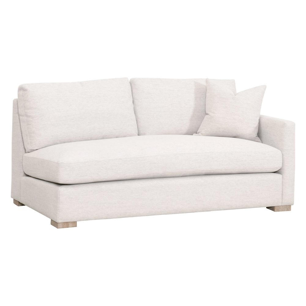 Stitch & Hand - Upholstery Transitional Clara Modular 2-Seat Right Slim Arm Sofa. Picture 2