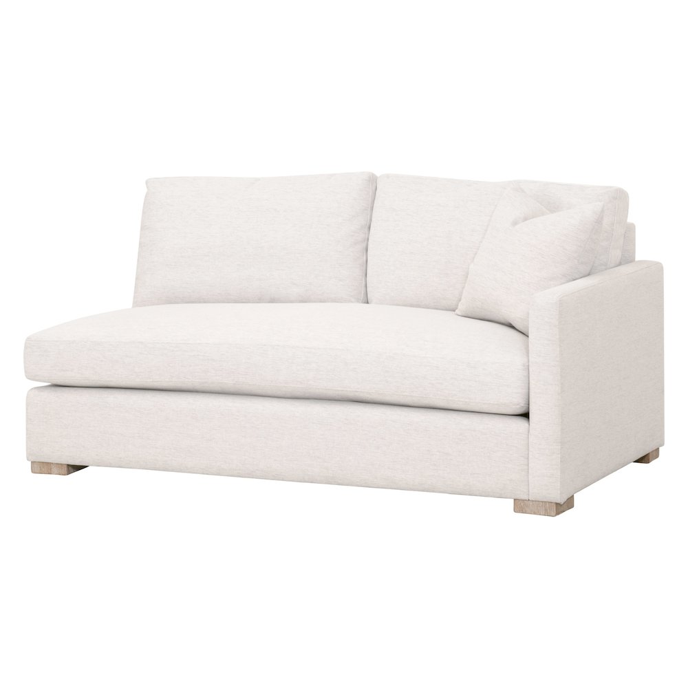 Stitch & Hand - Upholstery Transitional Clara Modular 2-Seat Right Slim Arm Sofa. Picture 3