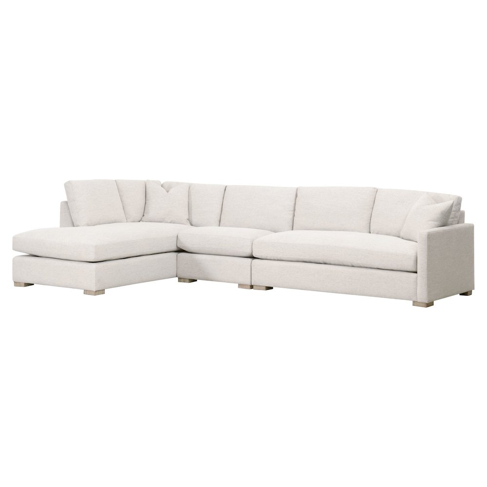 Stitch & Hand - Upholstery Transitional Clara Modular 2-Seat Right Slim Arm Sofa. Picture 7