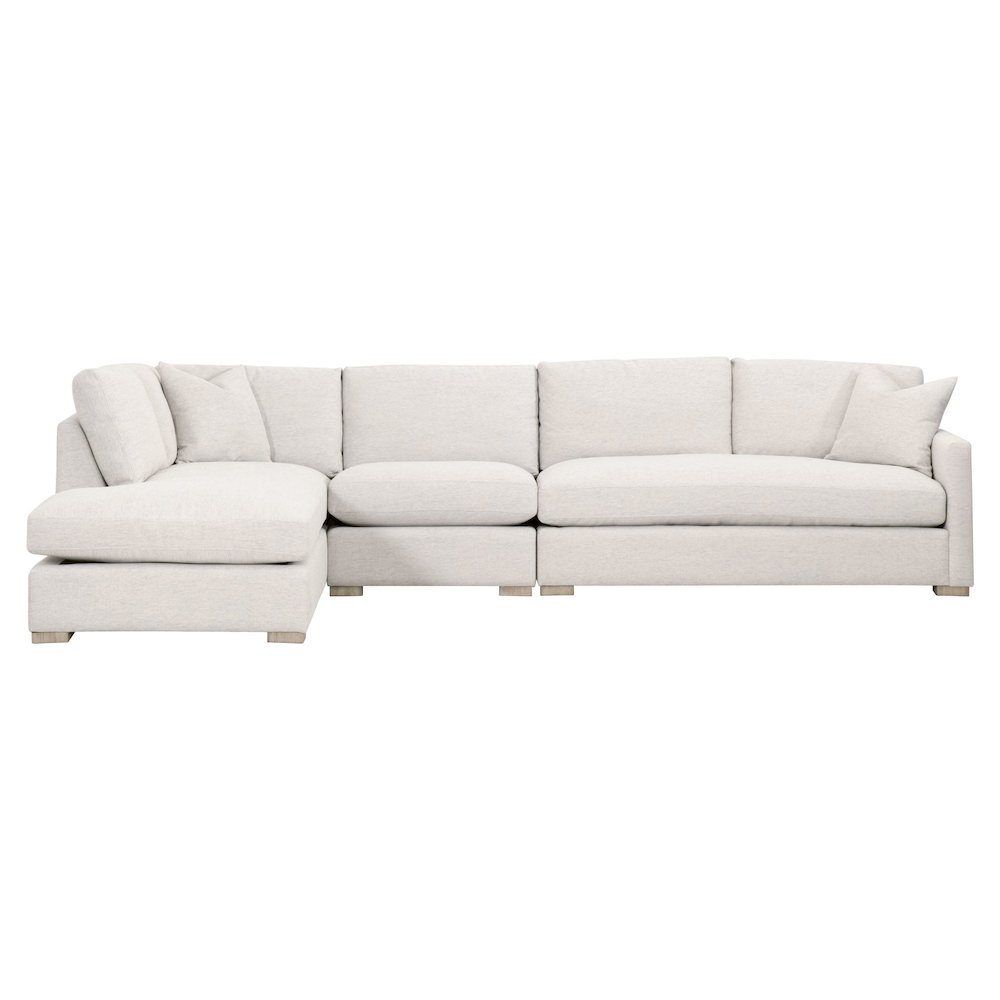 Stitch & Hand - Upholstery Transitional Clara Modular 2-Seat Right Slim Arm Sofa. Picture 8