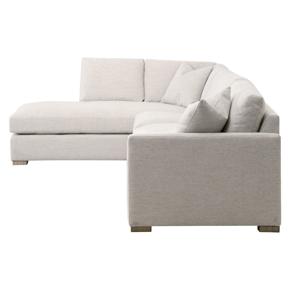 Stitch & Hand - Upholstery Transitional Clara Modular 2-Seat Right Slim Arm Sofa. Picture 9