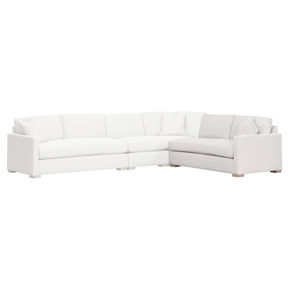 Stitch & Hand - Upholstery Transitional Clara Modular 2-Seat Right Slim Arm Sofa. Picture 10