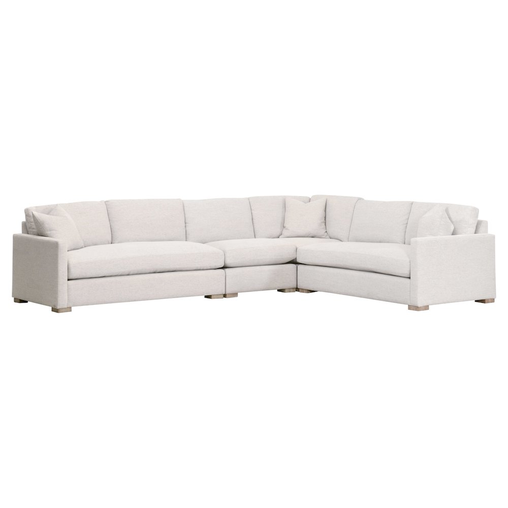 Stitch & Hand - Upholstery Transitional Clara Modular 2-Seat Right Slim Arm Sofa. Picture 11