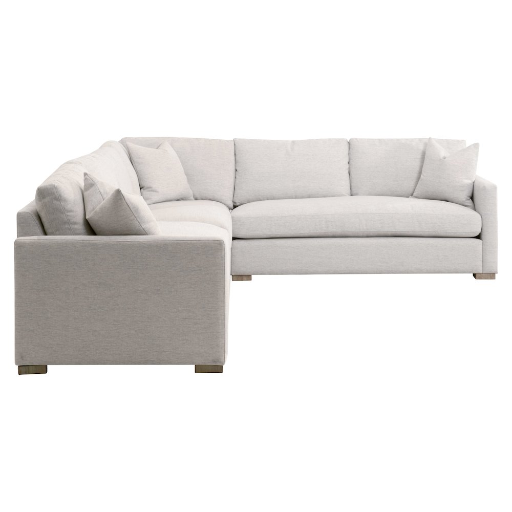 Stitch & Hand - Upholstery Transitional Clara Modular 2-Seat Right Slim Arm Sofa. Picture 13