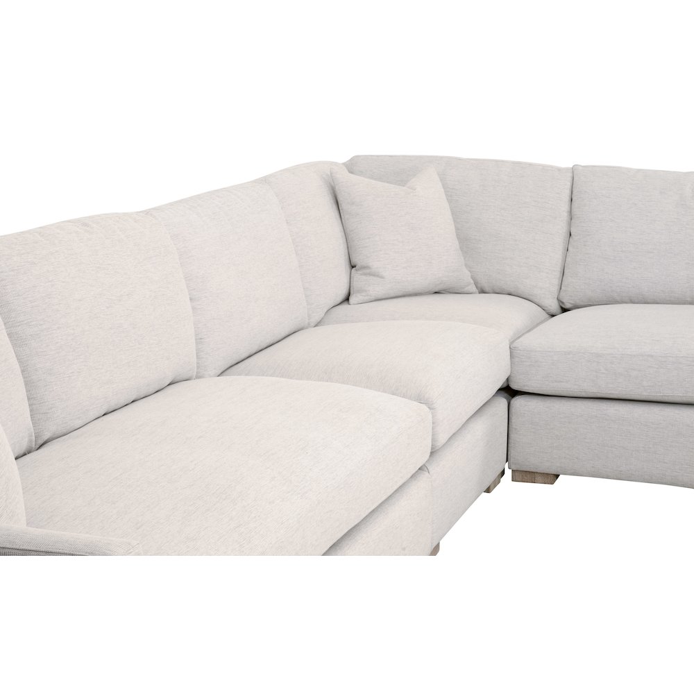 Stitch & Hand - Upholstery Transitional Clara Modular 2-Seat Right Slim Arm Sofa. Picture 14