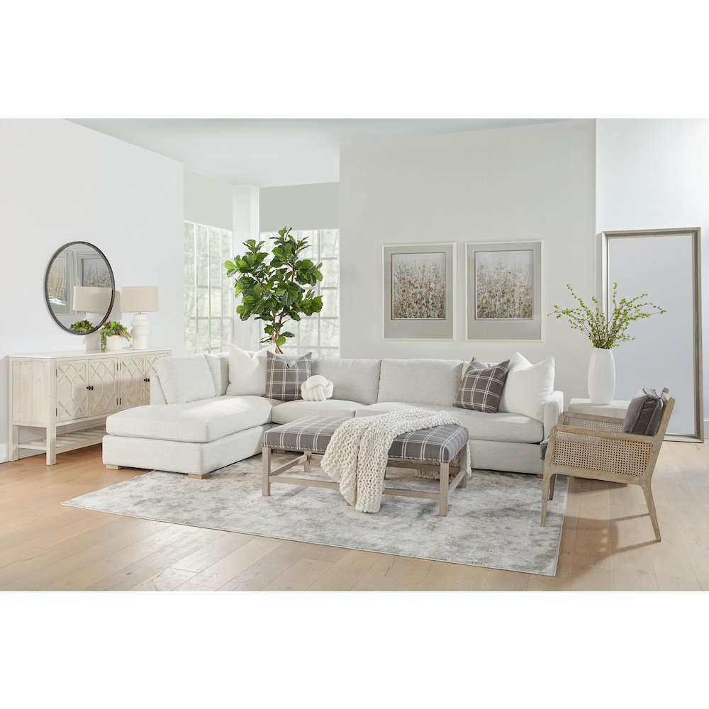 Stitch & Hand - Upholstery Transitional Clara Modular 2-Seat Right Slim Arm Sofa. Picture 17