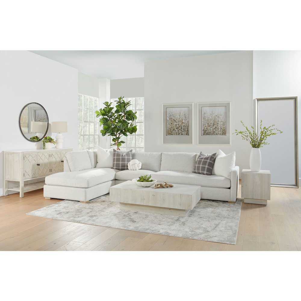 Stitch & Hand - Upholstery Transitional Clara Modular 2-Seat Right Slim Arm Sofa. Picture 18
